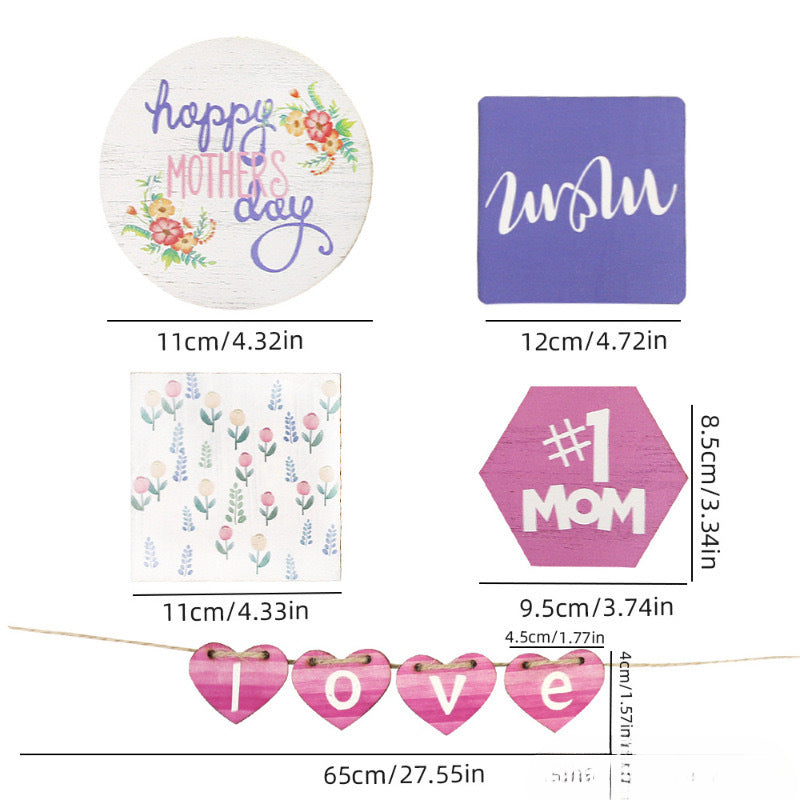 Wholesale of Mother's Day Pallets and Wooden Ornaments